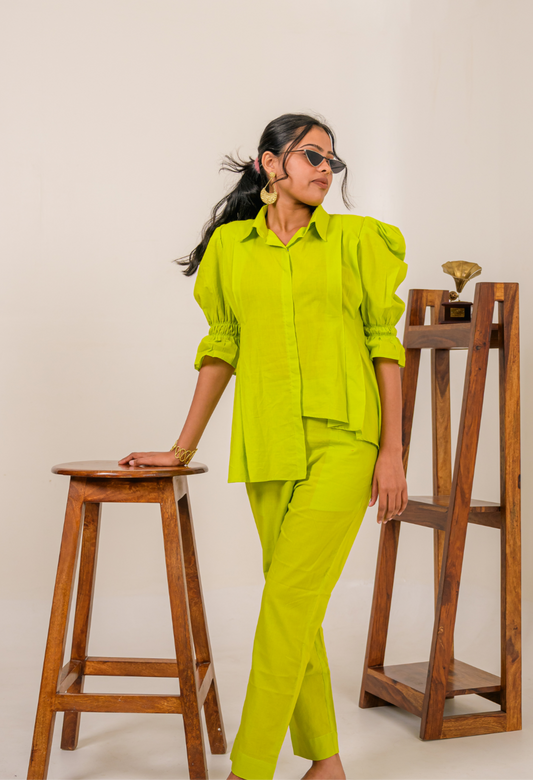 Lime Green Statement Coord Set