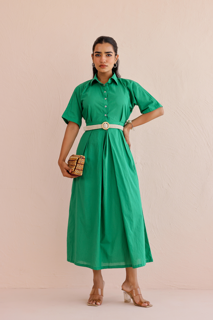 Meadow Pleat Dress