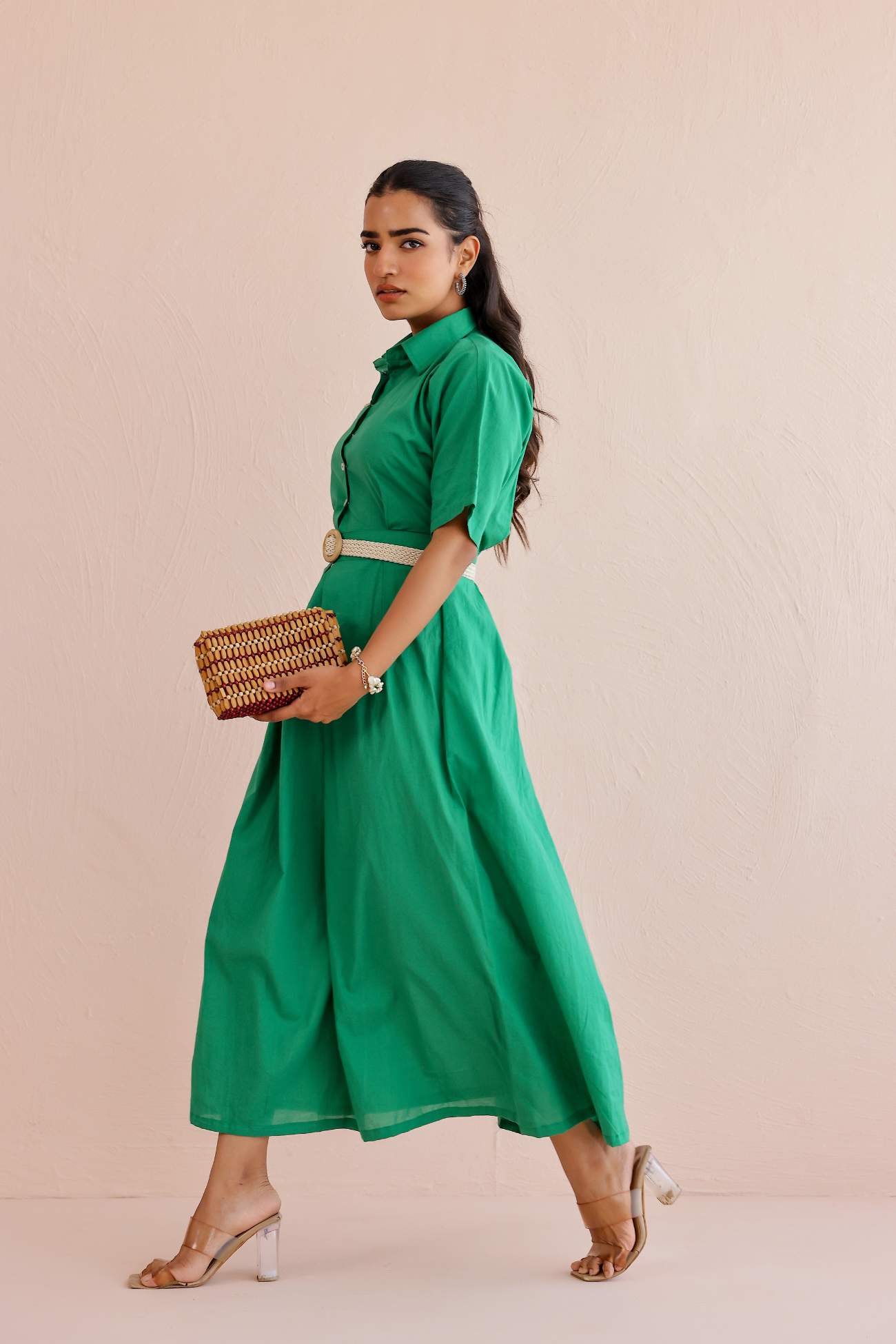 Meadow Pleat Dress