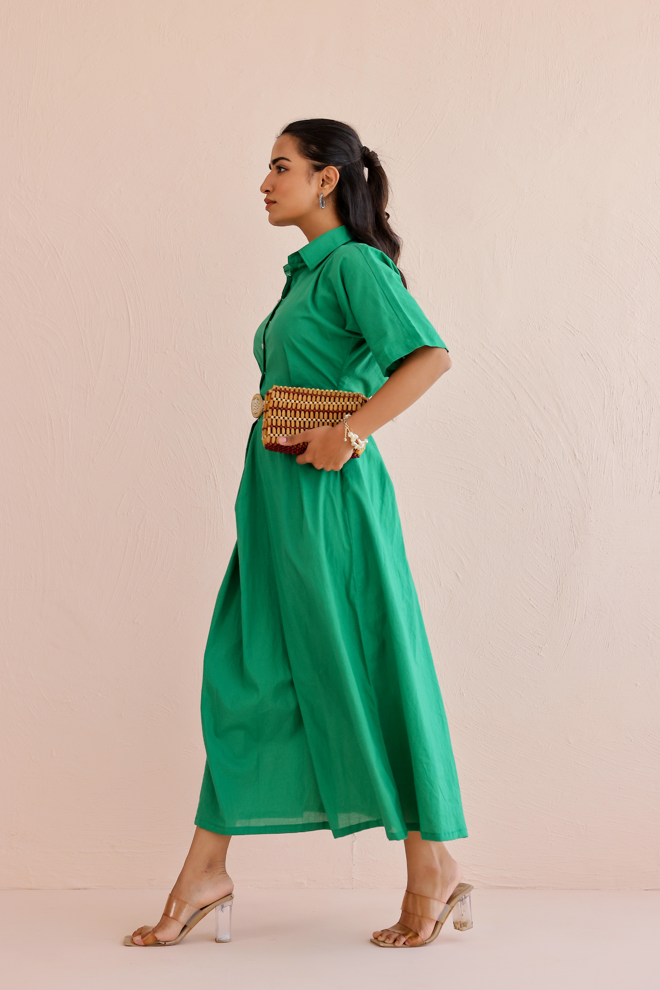 Meadow Pleat Dress