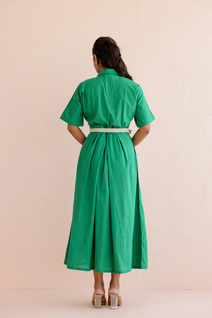 Meadow Pleat Dress