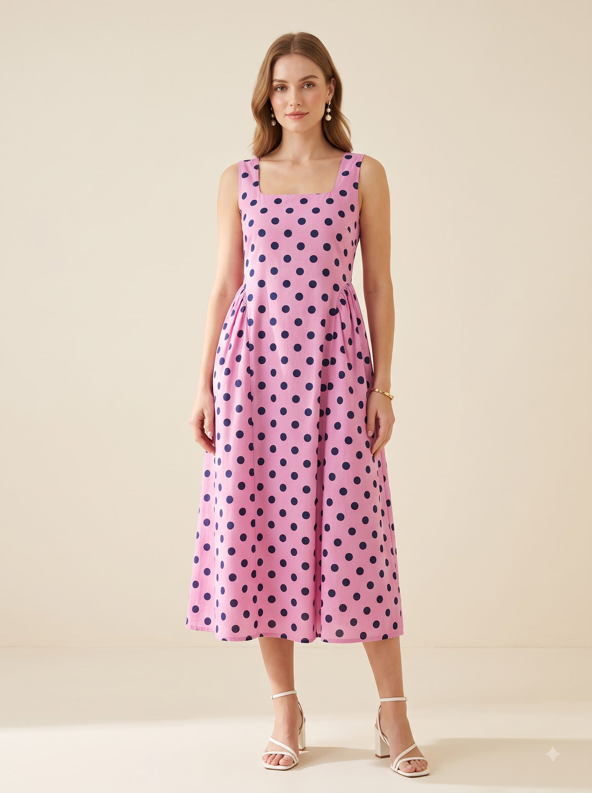 Pink Polka Dress