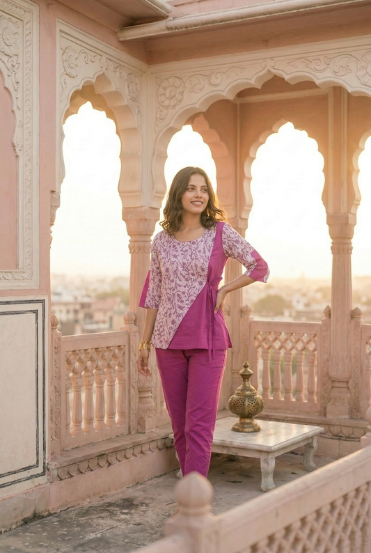 Purple Spring Coord Set