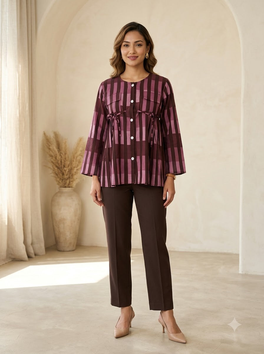 Cobalt Stripe Shirt