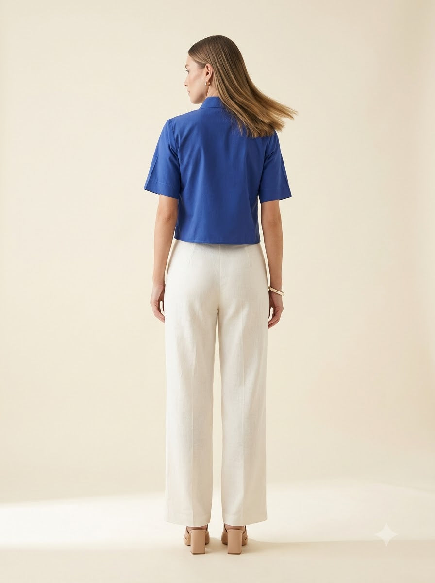 Blue Mosaic Top