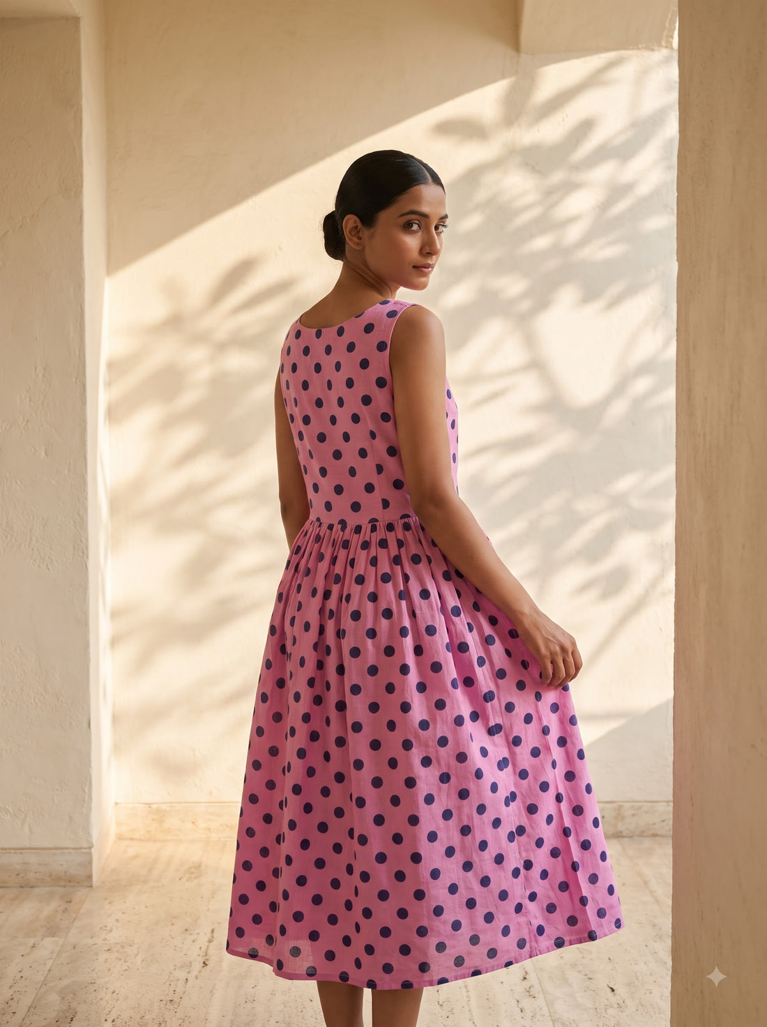 Pink Polka Dress