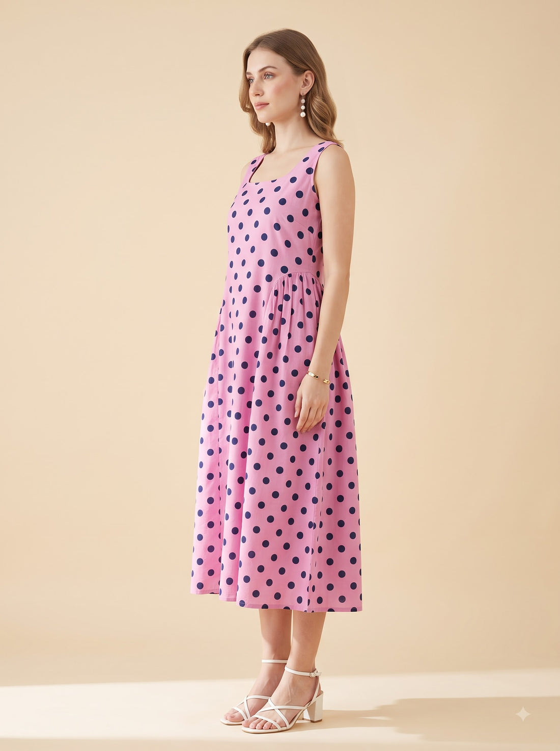 Pink Polka Dress