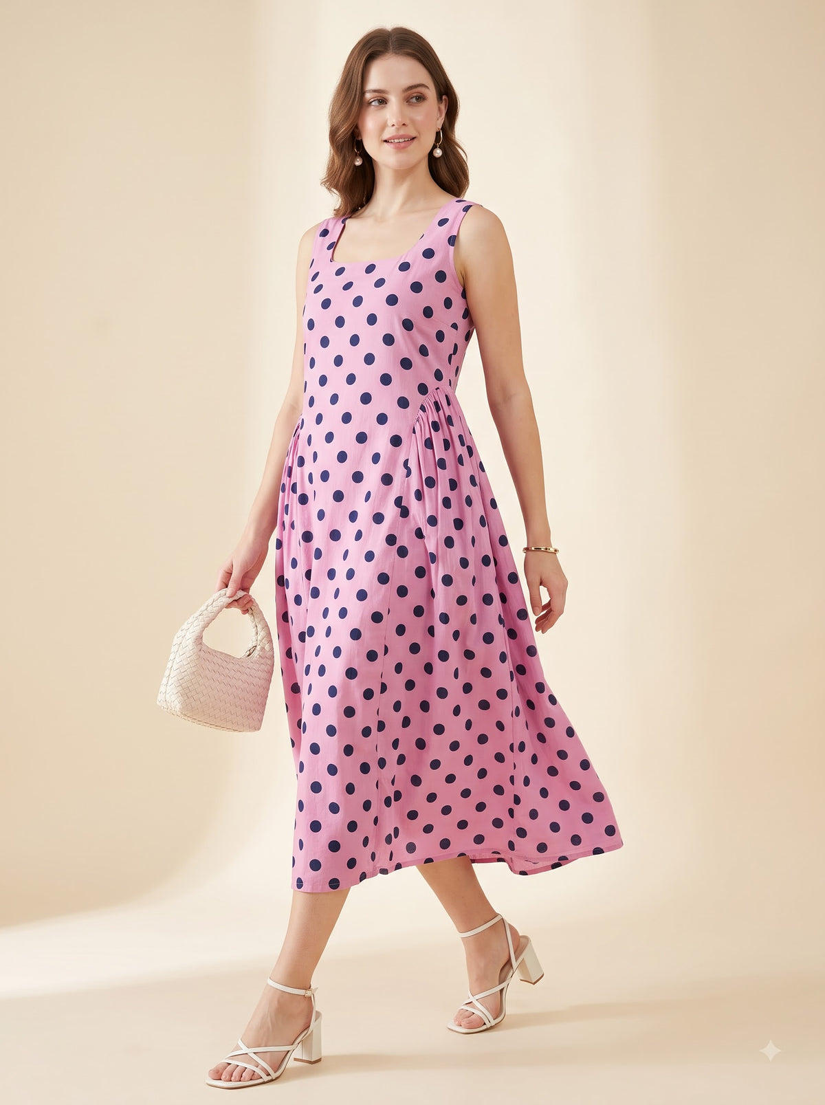Pink Polka Dress