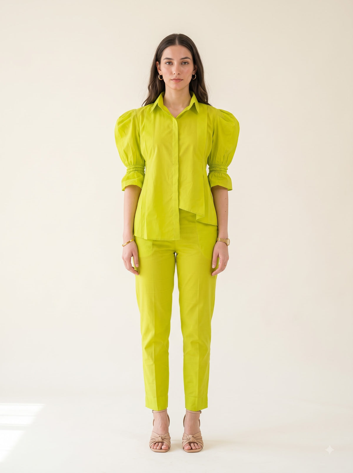 Lime Green Statement Coord Set