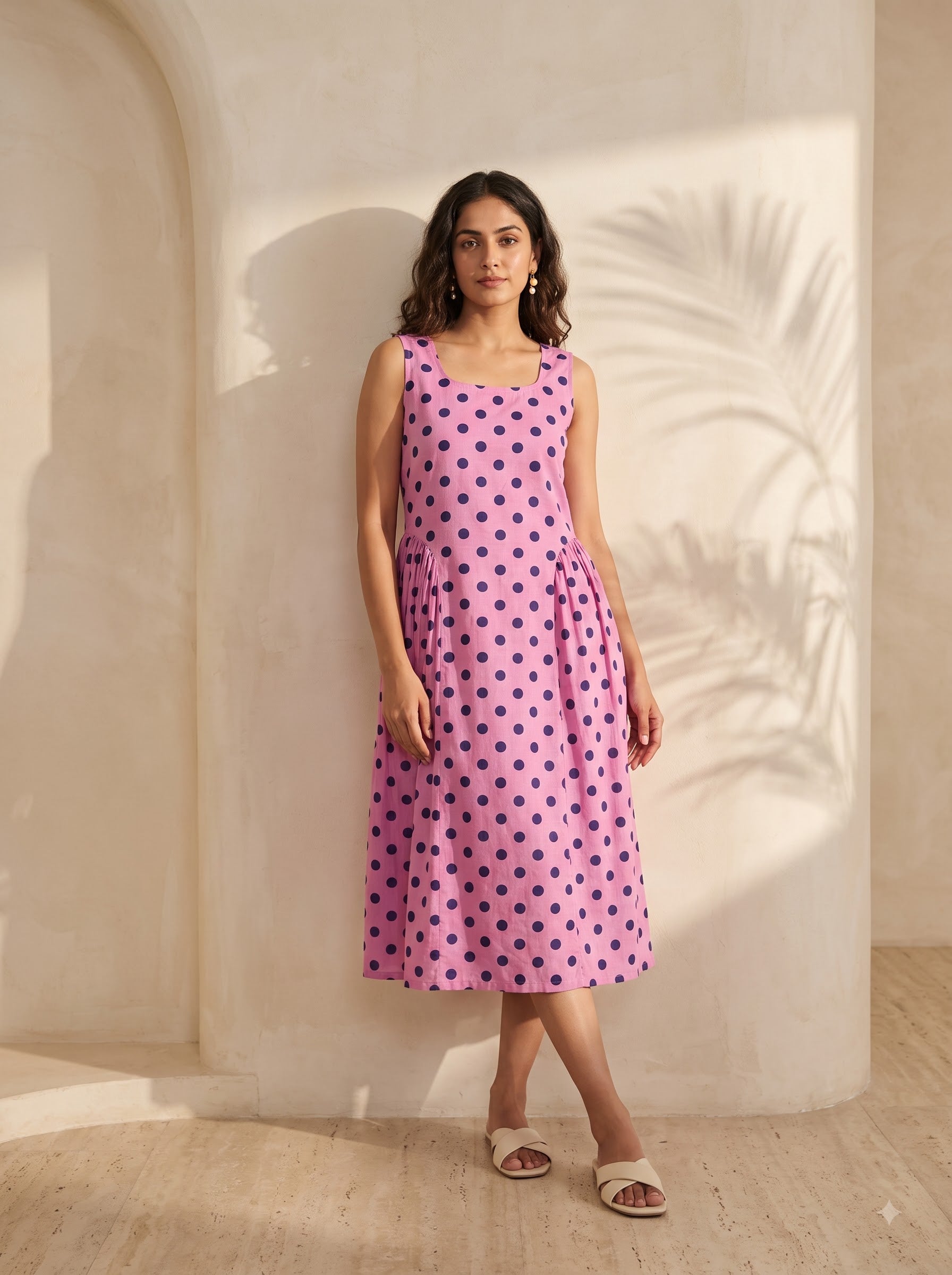 Pink Polka Dress