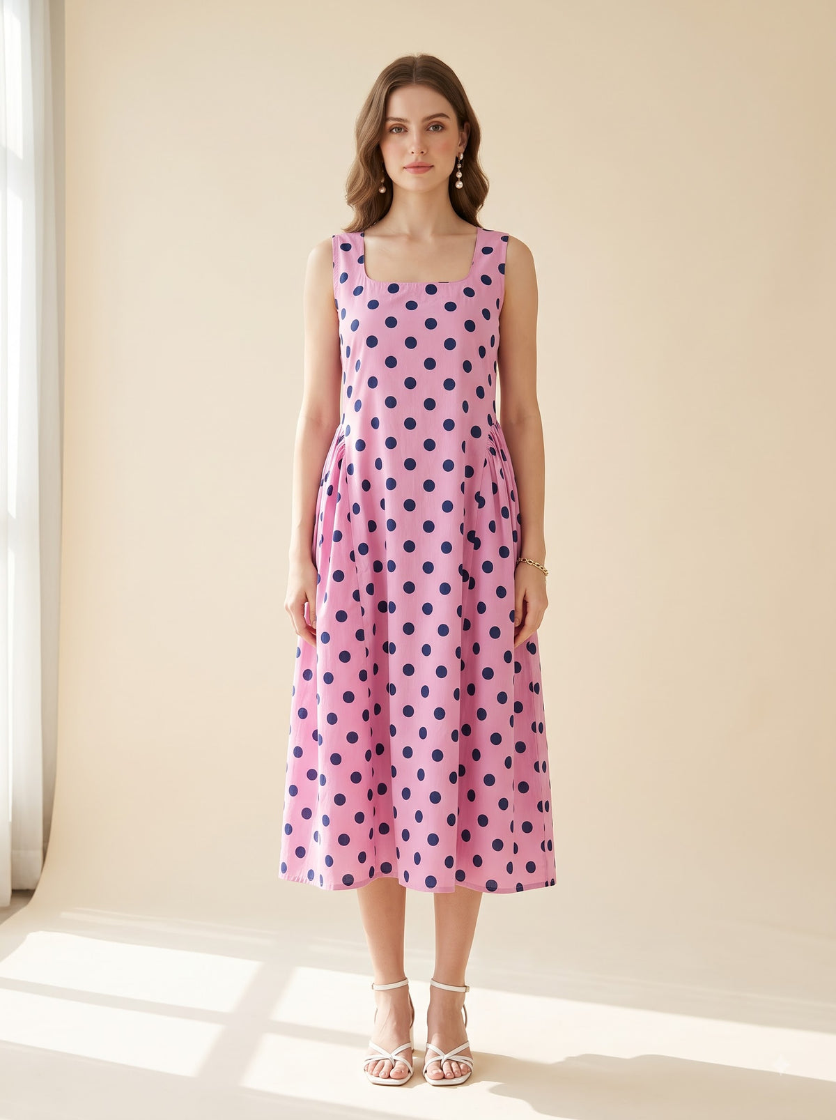 Pink Polka Dress