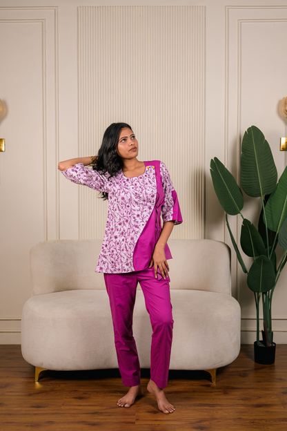 Purple Spring Coord Set