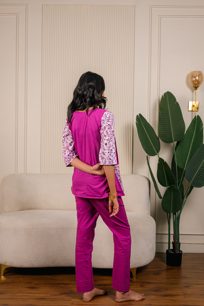 Purple Spring Coord Set