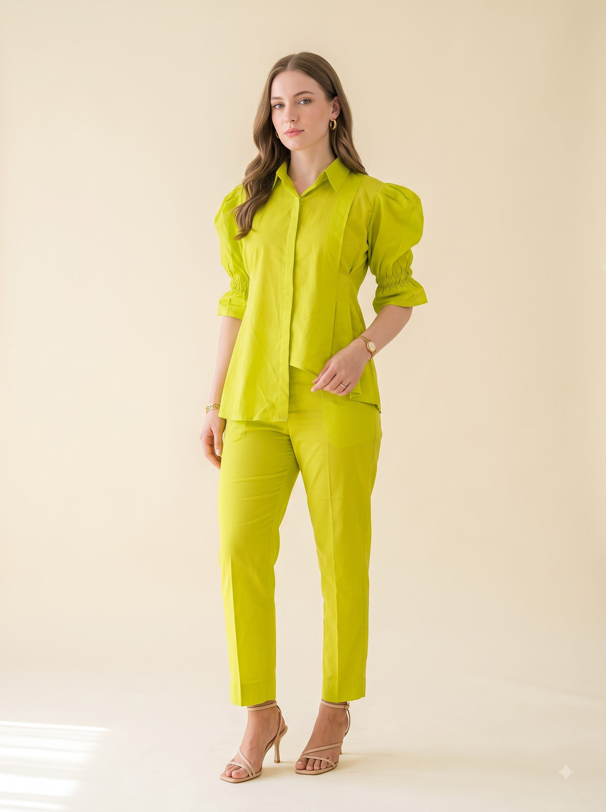 Lime Green Statement Coord Set