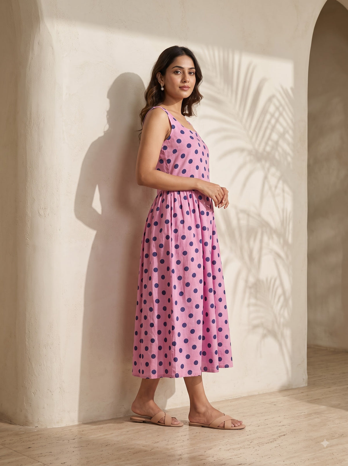 Pink Polka Dress