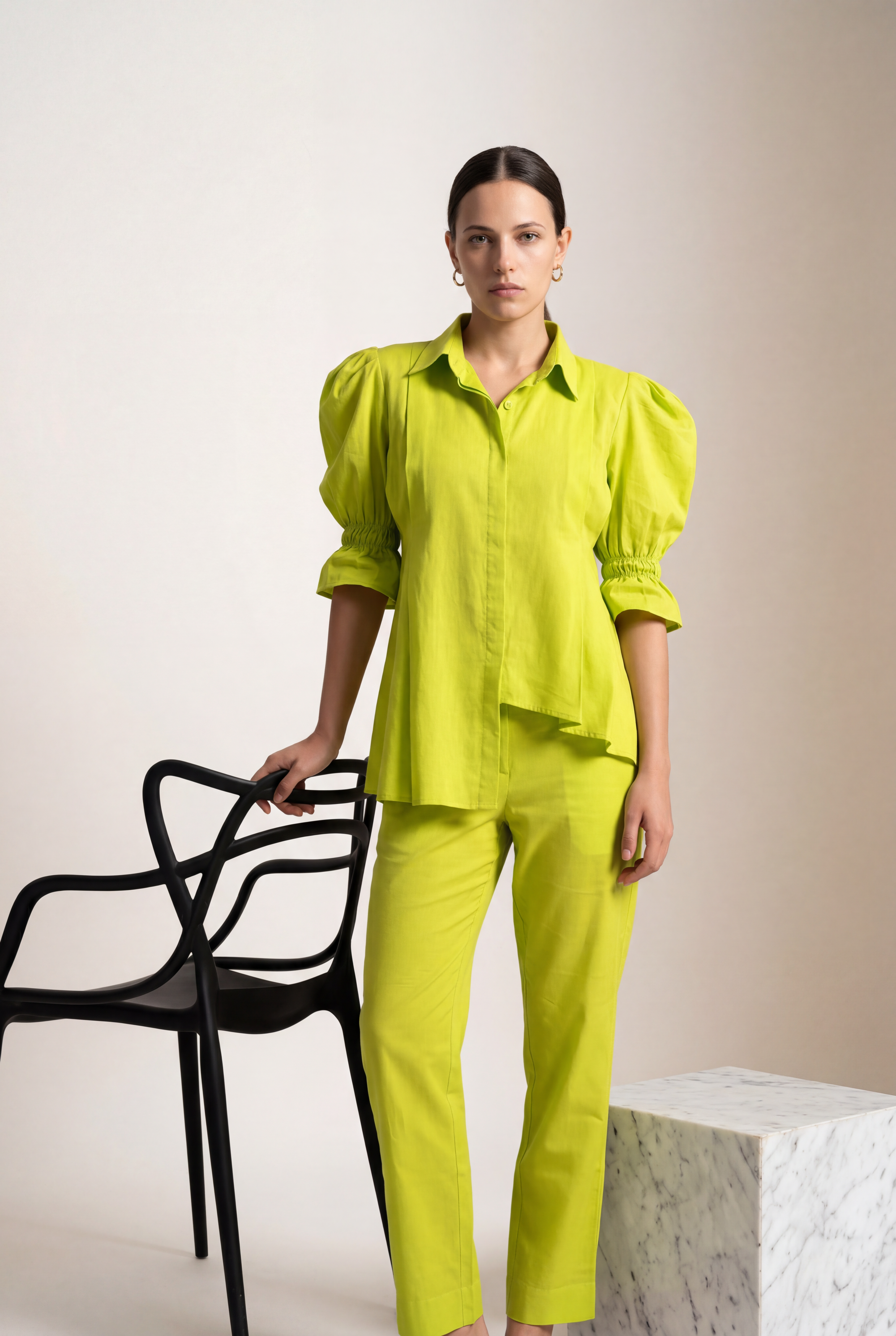 Lime Green Statement Coord Set
